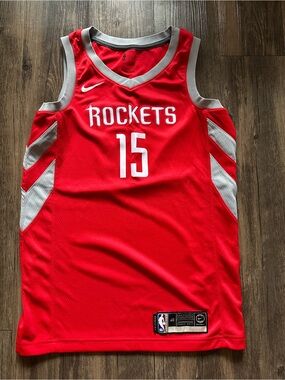 Nike Rockets Red Basketball Jersey - Size S